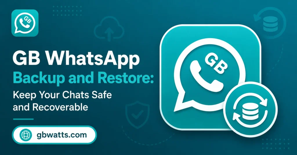 GB WhatsApp Backup & Restore Chat