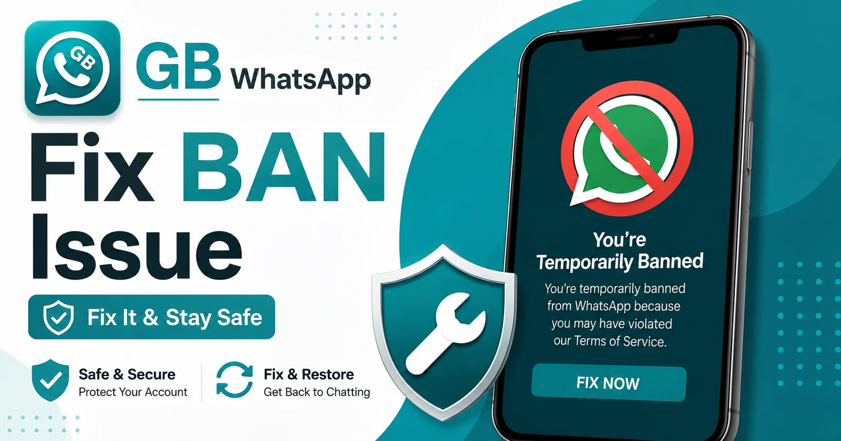 GB WhatsApp fix Ban issue